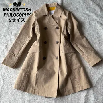 새상품급 매킨토시 철학 트렌치코트 베이지 S 사이즈