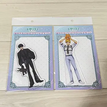 메달리스트 팝업 흑백 코디 아크릴 스탠드 아키우라 로지 요타카 준