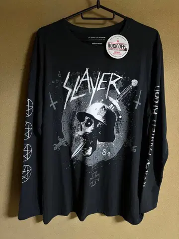SLAYER 롱T 슬래시 메탈