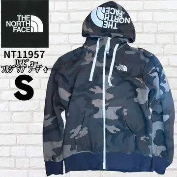 THE NORTH FACE NT11957 카모 패턴 후드티 S