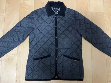 LAVENHAM 퀼팅 자켓 블랙