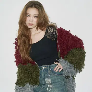 에브리스 니트 블루종