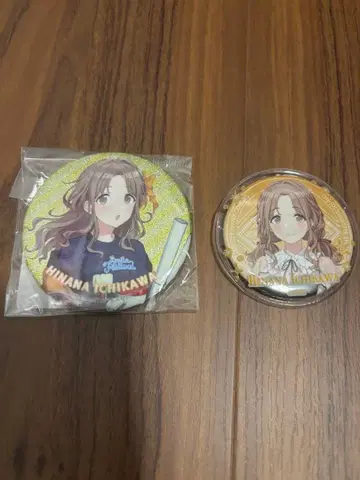 아이돌 마스터 샤이니 컬러즈 이치카와 히나나 캔뱃지 커버 포함