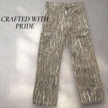 카모플라쥬 카고 팬츠 crafted with pride USA제