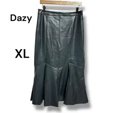 Dazy 인조 가죽 머메이드 스커트 XL 슬릿 입고 아름다운 실루엣