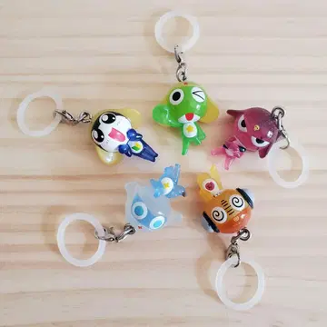 개구리 중사 케로로 메지루시 액세서리 가챠 전 5종 컴플리트 세트