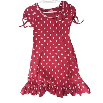 Angelic Pretty 도트 원피스 레드