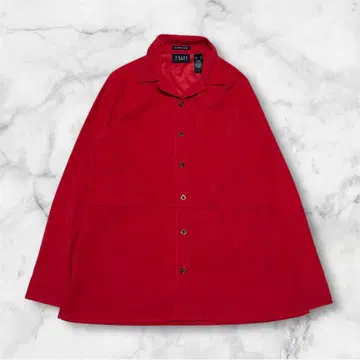 새상품급 마젠타 셔츠 자켓 S 스트레치 무지 긴팔 컬러 코디