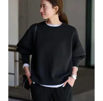 미사용 FRAMeWORK 더블 자카드 풀오버