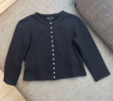 agnes b. 가디건 프레션 T2 스냅 버튼 속기모