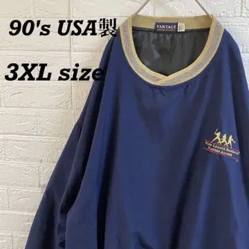 MLB 90s 미국산 초 오버 사이즈 나일론 자켓 풀오버