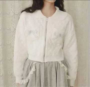 merry jenny 스톤 워시 니트 가디건