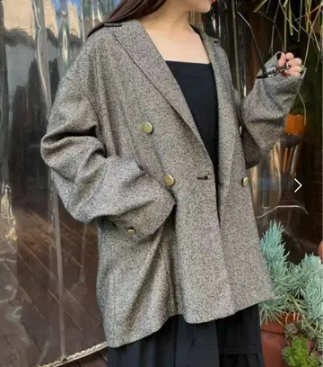 WILLOW 네프 트위드 자켓