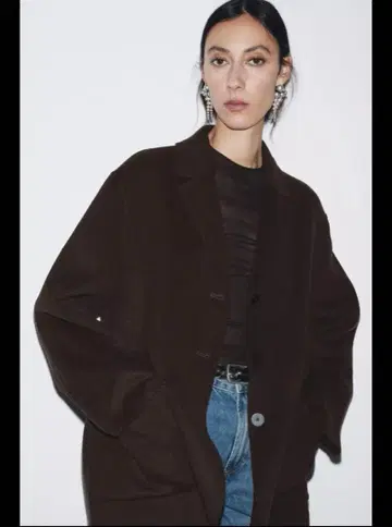 Zara 울 블렌드 블레이저 zw 컬렉션