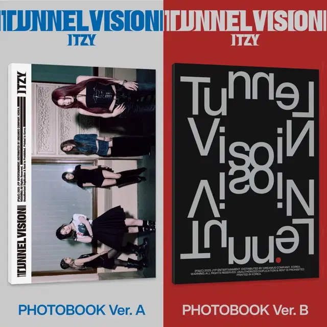 ITZY 있지 미개봉 unopened 터널비전 Tunnel Vision
