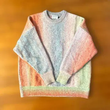 niko and - x 녹황색사회 콜라보 그라데이션 니트 남성용 L