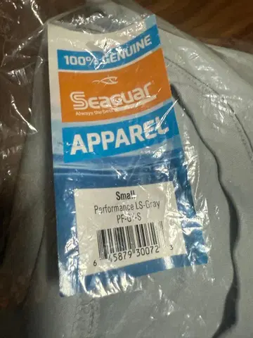 Seaguar Performance LS 셔츠 S 그레이