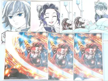 귀멸의 칼날 특별 방송 미니 색지 기유 시노부 탄지로 카나오 묶음 판매