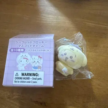 치이카와 x 산리오 시크릿 플로키 마스코트 토끼 x 폼폼푸딩