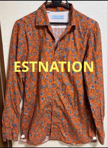 에스트네이션 보타니컬 원피스 칼라 셔츠 L