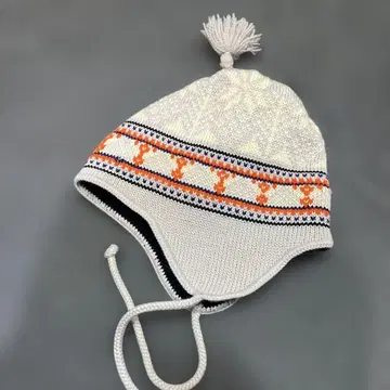 캐나다 귀마개 달린 니트 모자 플라이트 캡 로고 자수