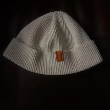 화이트 니트 모자 TIGHTER 택 포함