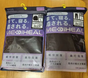 워크맨 MEDIHEAL 룸웨어 L 사이즈 블랙 리커버리 의류