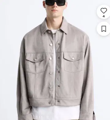 ZARA 스웨이드 자켓 L 사이즈