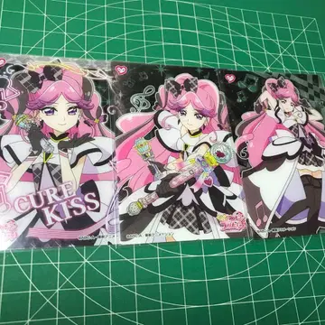 [ 3개 세트 ] 아이돌 프리큐어 클리어 카드 컬렉션 가무 큐어 키스