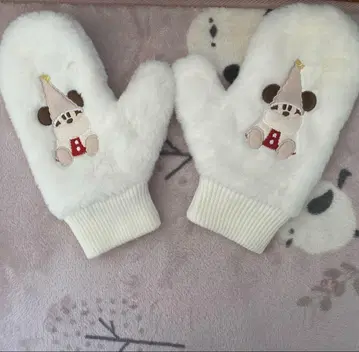 디즈니 크리스마스 2024 릴린린 미튼 머플러 세트