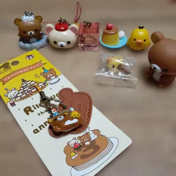 산엑스 리락쿠마 코리락쿠마 키이로이토리 스트랩 외