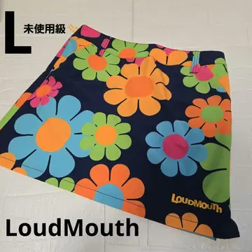 [ 미사용급 ] LoudMouth 꽃무늬 스커트 L