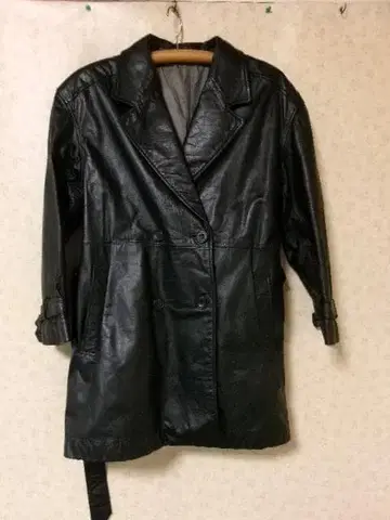 101442 폴 리비어 소가죽 레더 코트 블랙
