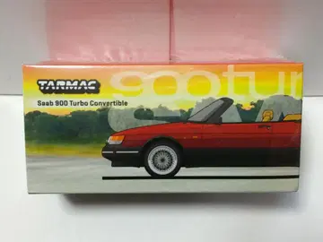 터맥 웍스 1/64 사브 900 터보 컨버터블 레드