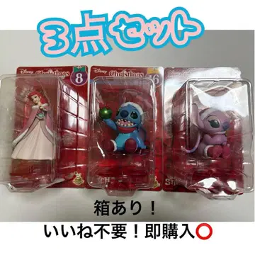 디즈니 크리스마스 오너먼트 스티치, 엔젤, 아리엘 3개 세트