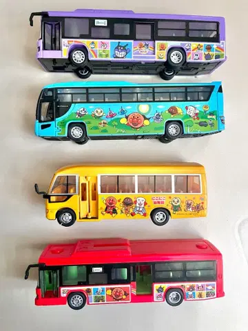호빵맨 버스 4대 세트