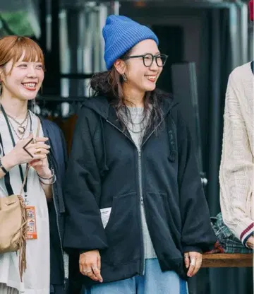 니코앤드 [be with M] 미사요 하기 후드티