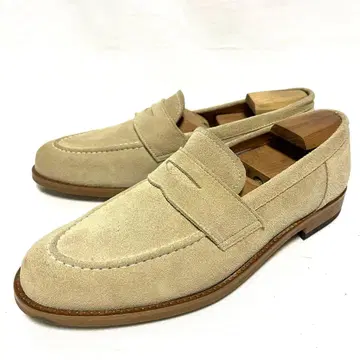 새상품급 MACKINTOSH 스웨이드 로퍼 25cm 베이지