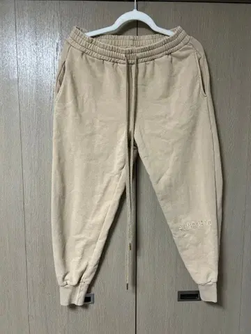 SUNG1975 스웨트 팬츠 베이지 조거 팬츠 S 사이즈