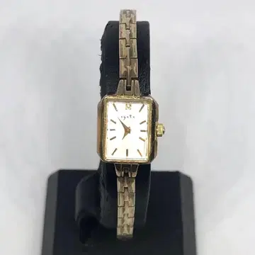 agete 골드 아날로그 손목시계