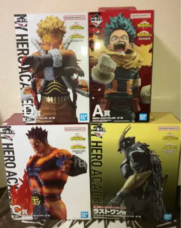 제일복권 히로아카 엮어가는 힘 피규어 4체 세트