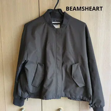 BEAMS HEART 숏 기장 블루종 미사용
