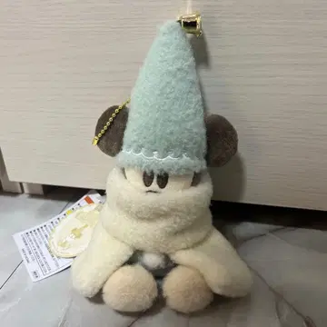 릴린린 인형 배지 하늘색 바 블루 2025 크리스마스