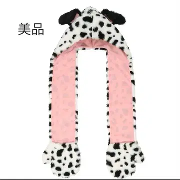 디즈니 머플러 캡 101마리 강아지 팬캡 장갑 머플러