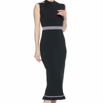 BARNEYS NEWYORK 워셔블 슬리브리스 니트 드레스