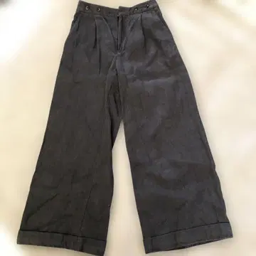 마가렛호웰 와이드 트라우저 린넨 팬츠 사이즈 1 그레이