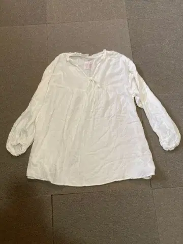 gelato pique 화이트 긴팔 셔츠