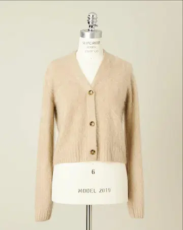 [conte] 캐시미어 퍼 V넥 가디건 ()