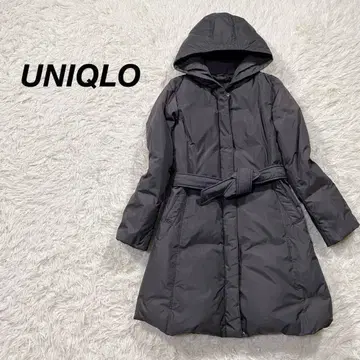 745 [새상품급] UNIQLO 유니클로 다운 코트 롱 브라운 M