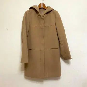 innowave 베이지 후드 부착 코트